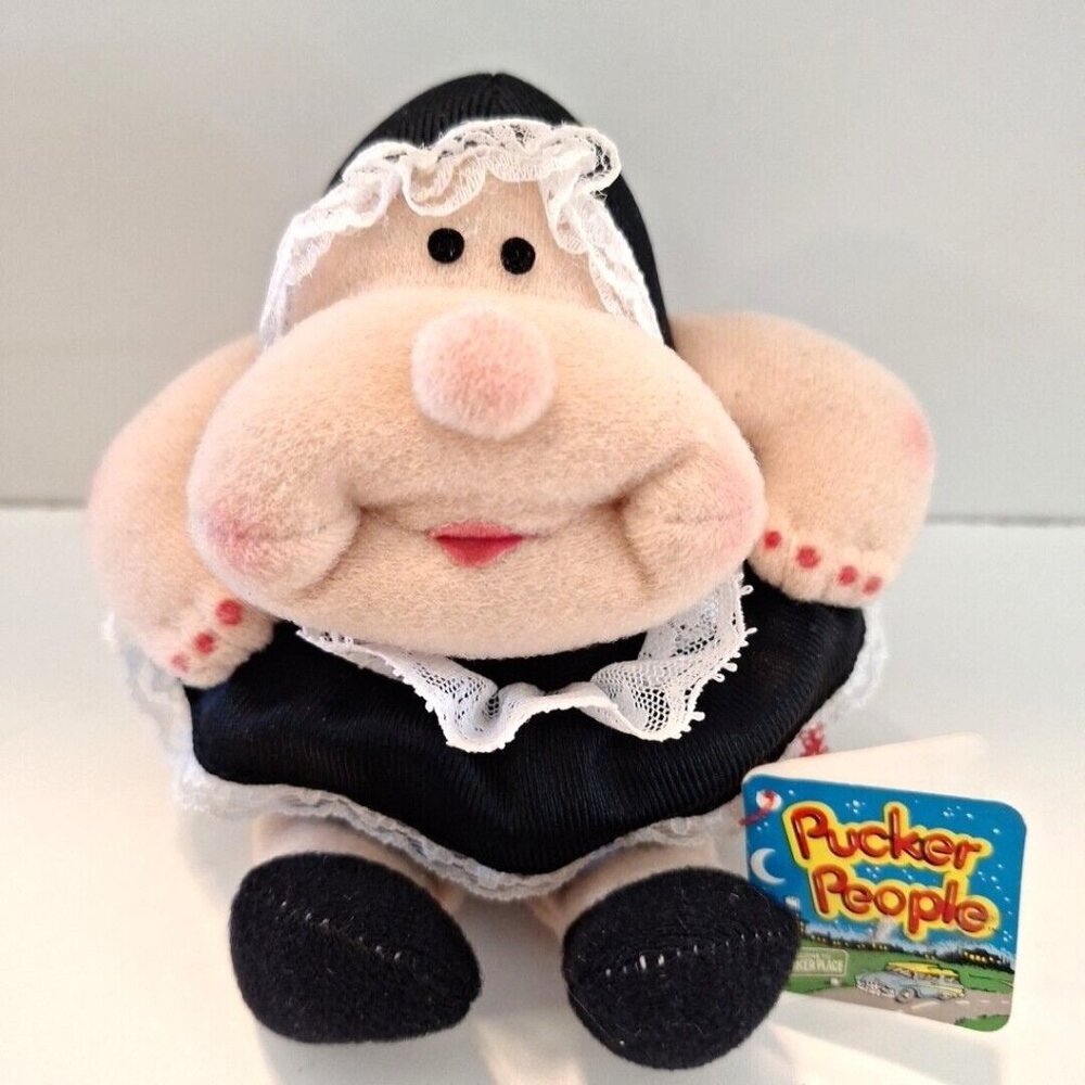 Monique Pucker People French Maid Plush Doll 4" 1984 Vintage Applause